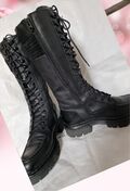 Leather Biker Boots
