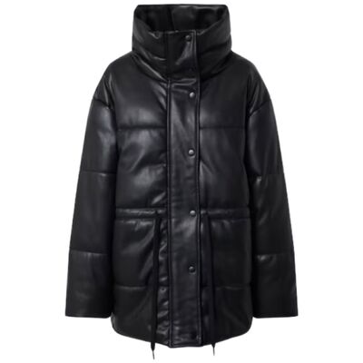 Synthetic leather Puffer