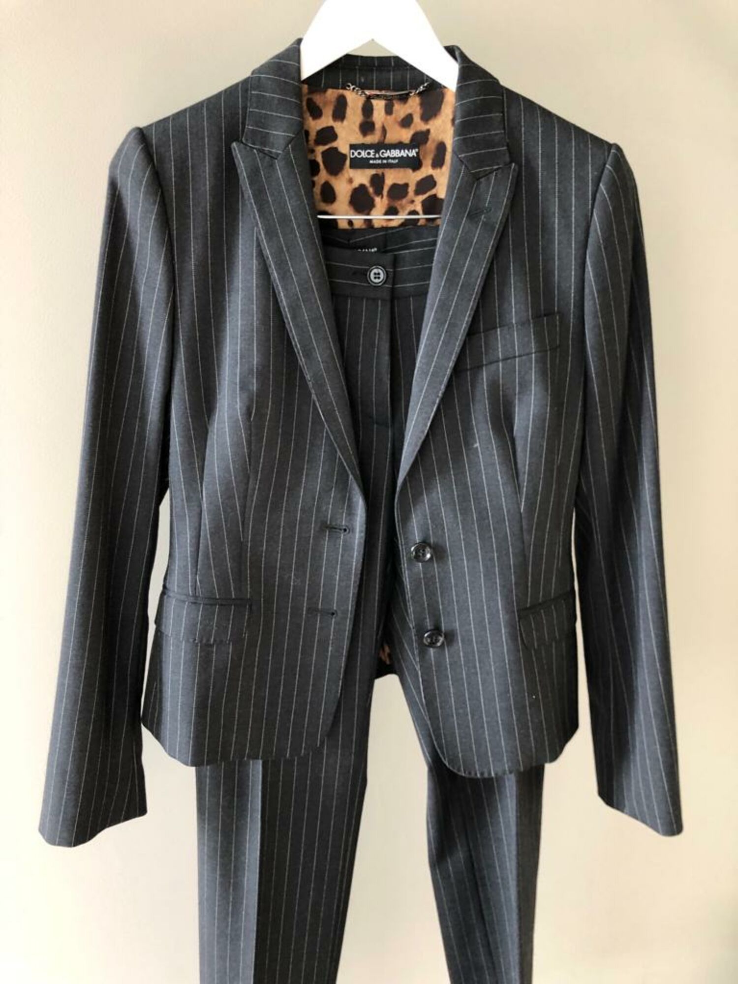 Wool Women suit Dolce & Gabbana - IT 42, buy pre-owned at