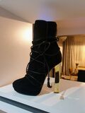 Suede High heel boots