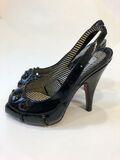 Patent Slingback Shoes