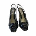 Patent Slingback Shoes