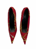 Chain printed pumps