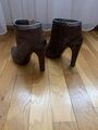 Suede ankle boots