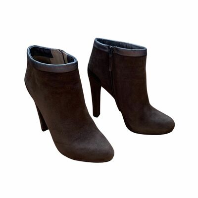 Suede ankle boots