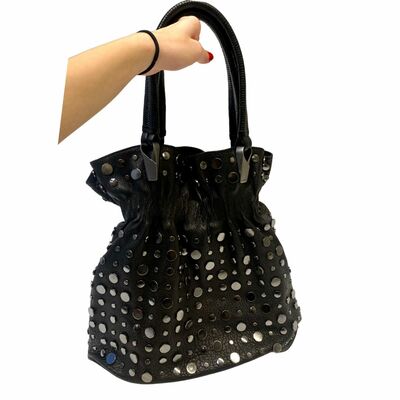 Leather handbag