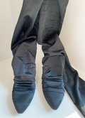 Sock satin boots