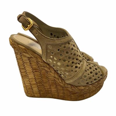 Suede Platform Sandals