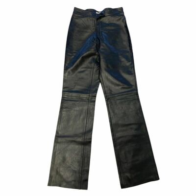 Leather Flare Pants