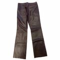 Leather Flare Pants