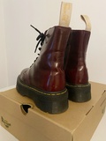 Burgundy boots