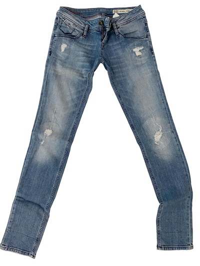 Straight leg jeans
