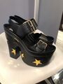 Leather Platform Sandals