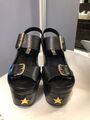 Leather Platform Sandals