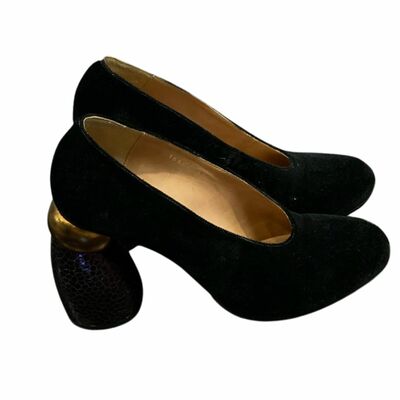 Leather High-heels Shoes
