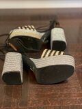 Canvas Platform Sandals