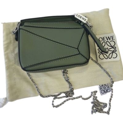 Puzzle nano leather bag