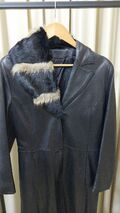 Leather coat