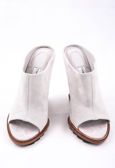 Suede Mules