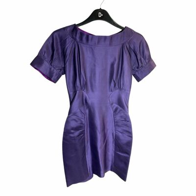 Silk midi dress