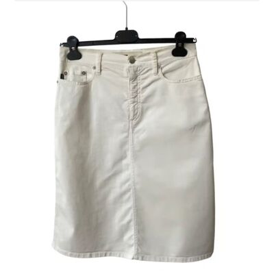 Cotton Knee-lengh Skirt