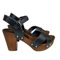 Leather Platform Sandals
