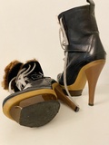Leather High heel Boots