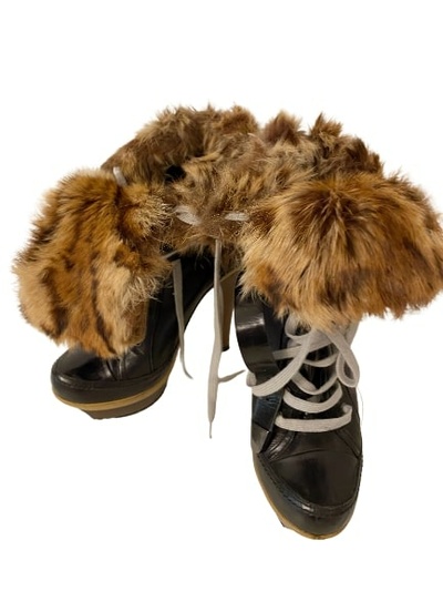 Leather High heel Boots