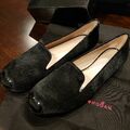 Fur Ballet flats