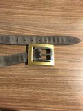 Suede Buckle Belt