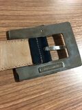 Suede Buckle Belt