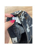 Denim Knee-lengh Skirt