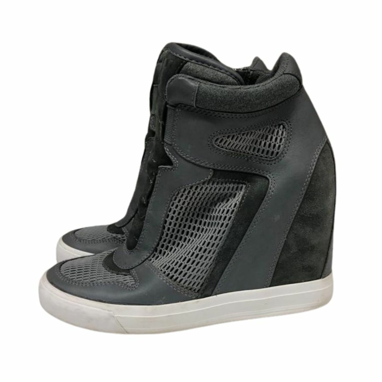 DKNY COSMOS WEDGE - Trainers - black/white/black - Zalando.co.uk