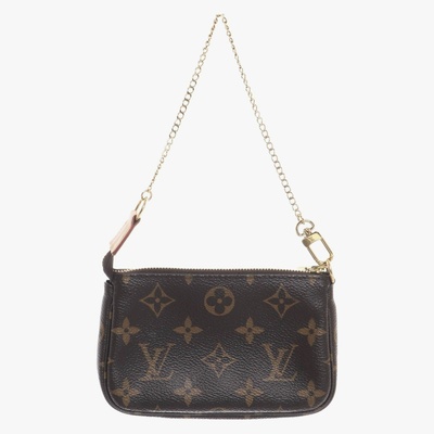 Leather Baguette Handbag