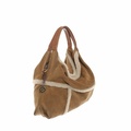 Suede Hobo Handbag