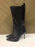 Patent Knee high Boots