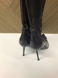 Patent Knee high Boots