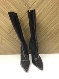 Patent Knee high Boots