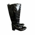 Patent Knee high Boots