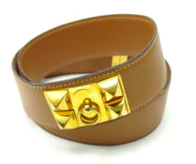 Leather belt