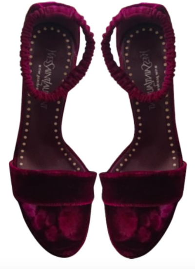 Velvet Sandals