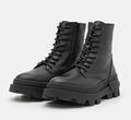 Leather Combat Boots