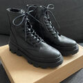 Leather Combat Boots