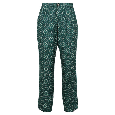 Green Silk Trousers