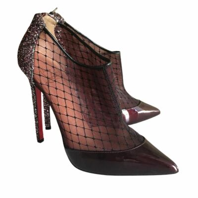Leather High-heels Shoes