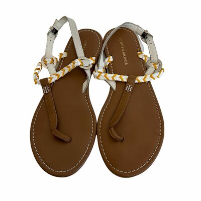 Leather Flat Sandals