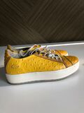 Ostrich Leather Sneakers