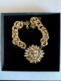 Swarovski gold plated necklace
