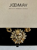 Swarovski gold plated necklace