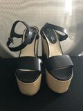 Leather Platform Sandals